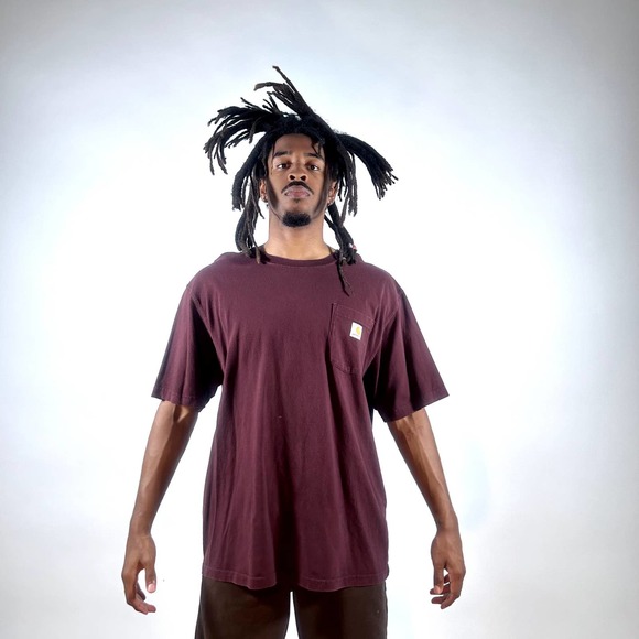 Carharrt tee Burgundy - Picture 2 of 3